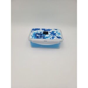 Bento Style Lunch Container Blue Floral Dabney Lee Arctic Fox